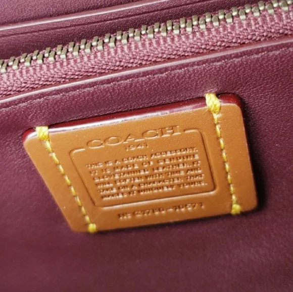 COACH Wallet Snakeskin Exotic Link